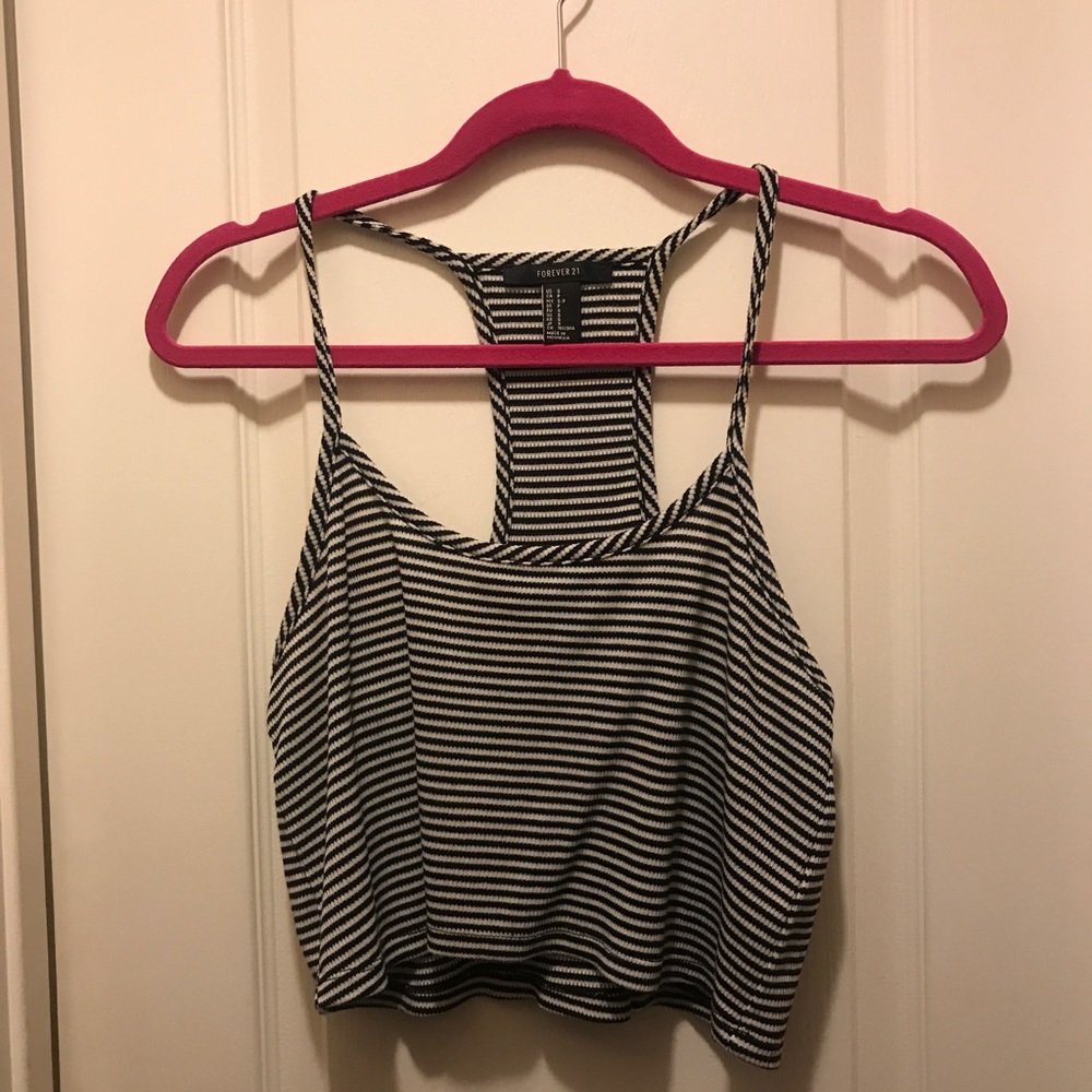 Striped Crop Top, Tank